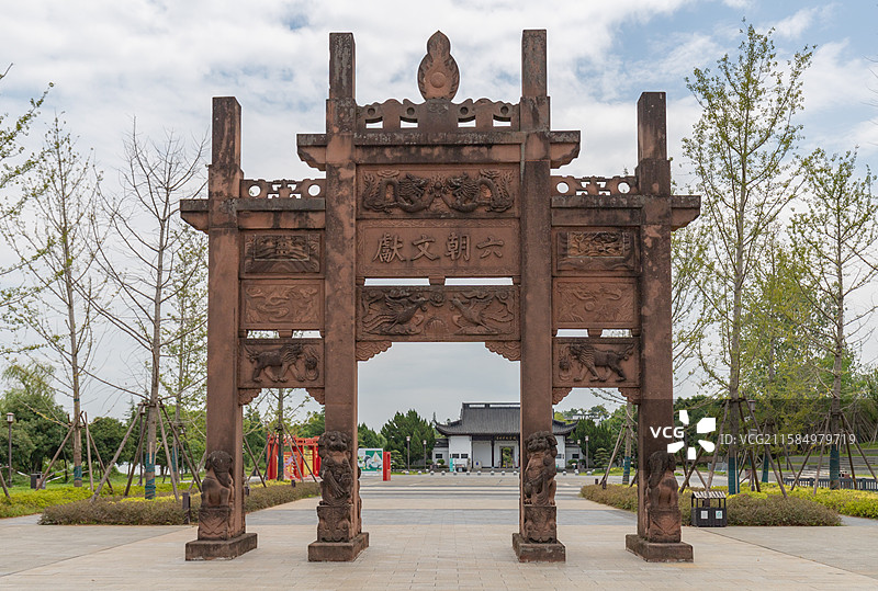 蕲春李时珍墓（李时珍纪念馆）牌坊图片素材