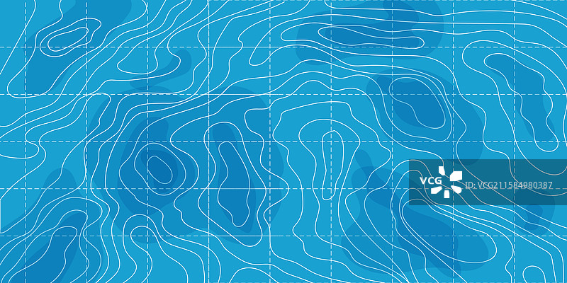 复古几何抽象的地形图线条图片素材