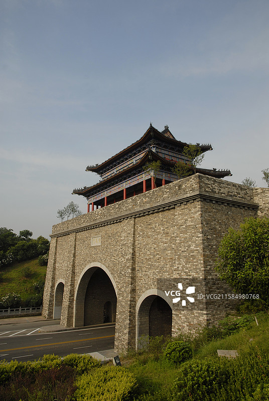 南京城墙兴中门图片素材