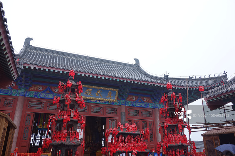 河南省焦作市修武县云台山：茱萸峰玄帝宫真武殿图片素材