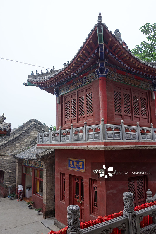 河南省焦作市修武县云台山：万善寺慧灯阁图片素材