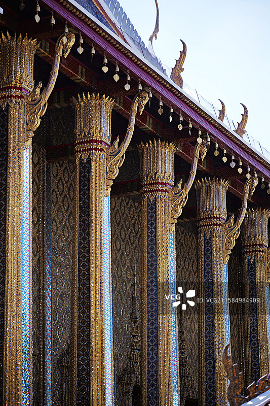 泰国曼谷大皇宫部分景点图片素材