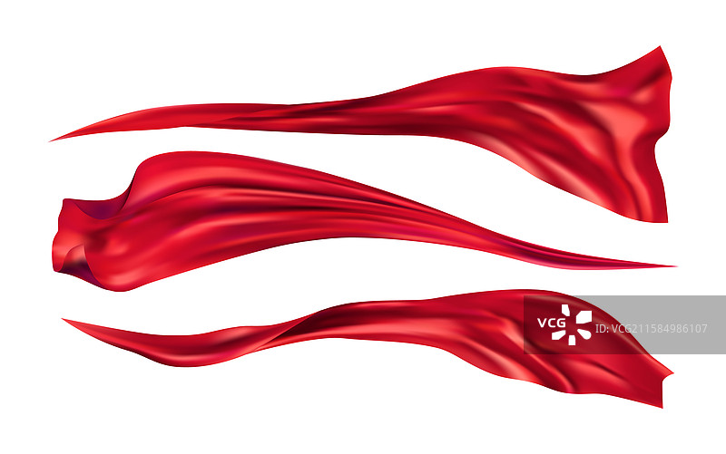 光滑的丝绸织物带或围巾图片素材