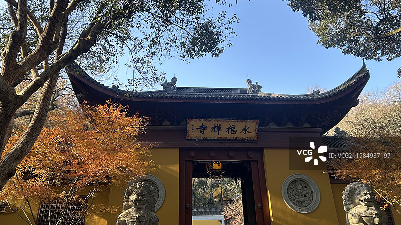 杭州永福禅寺图片素材
