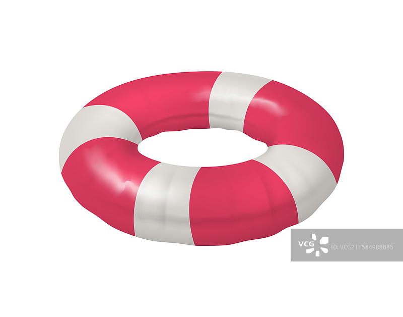 逼真的救生圈充气环用于救援图片素材