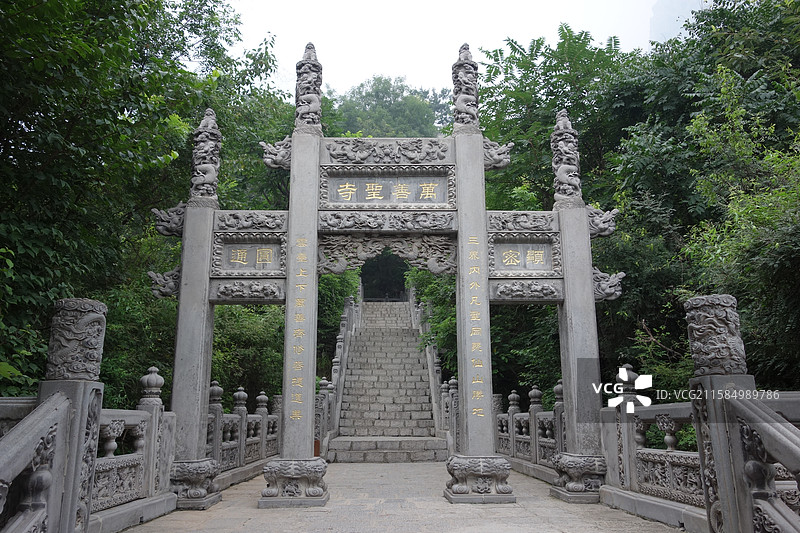 河南省焦作市修武县云台山：万善寺图片素材