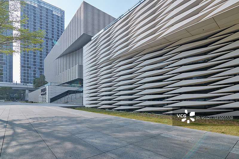 深圳现代建筑深圳美术馆图片素材