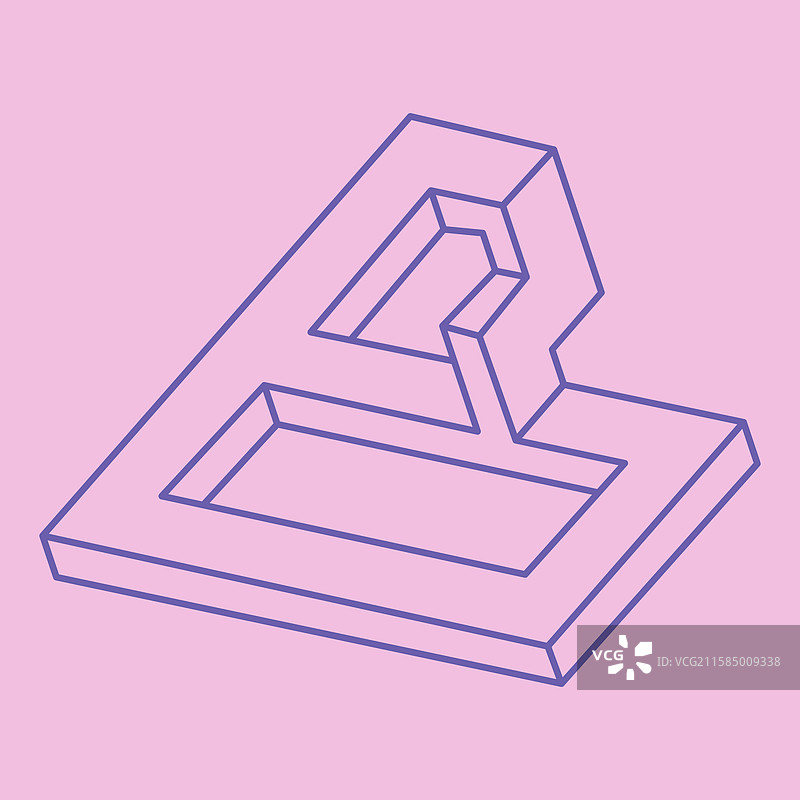 幻觉形状 3D 几何图案 光学艺术图片素材