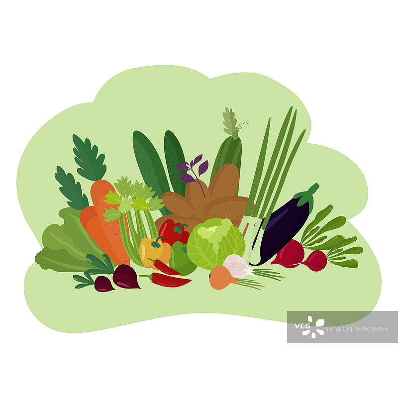 有机蔬菜健康食品海报横幅图片素材