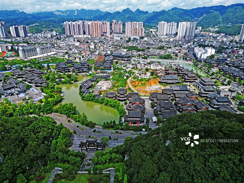 贵州毕节织金县平远古镇（1）图片素材