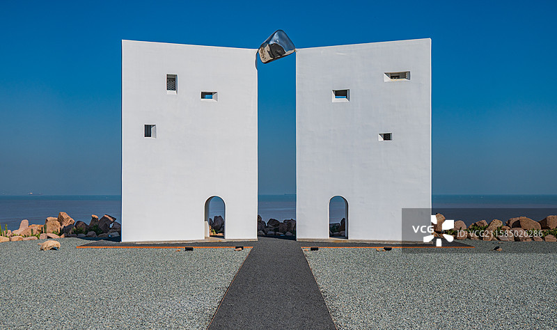 航拍浙江省舟山市嵊泗县黄龙岛图片素材