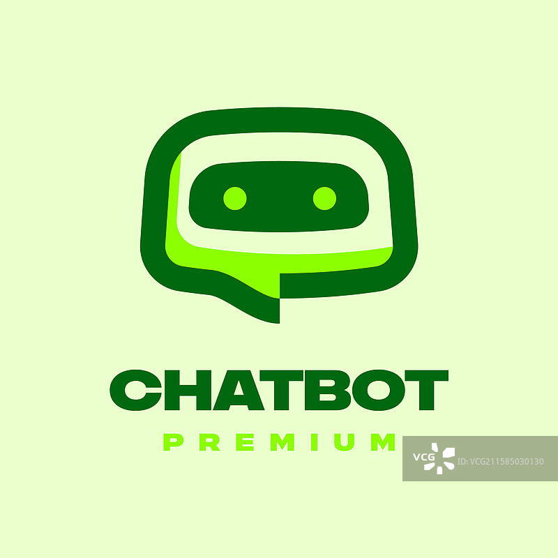 聊天机器人标志图片素材