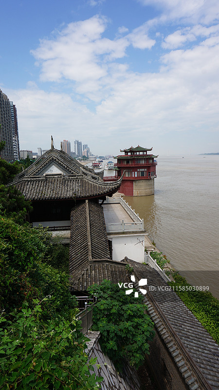 江西省九江市九江姊妹亭图片素材