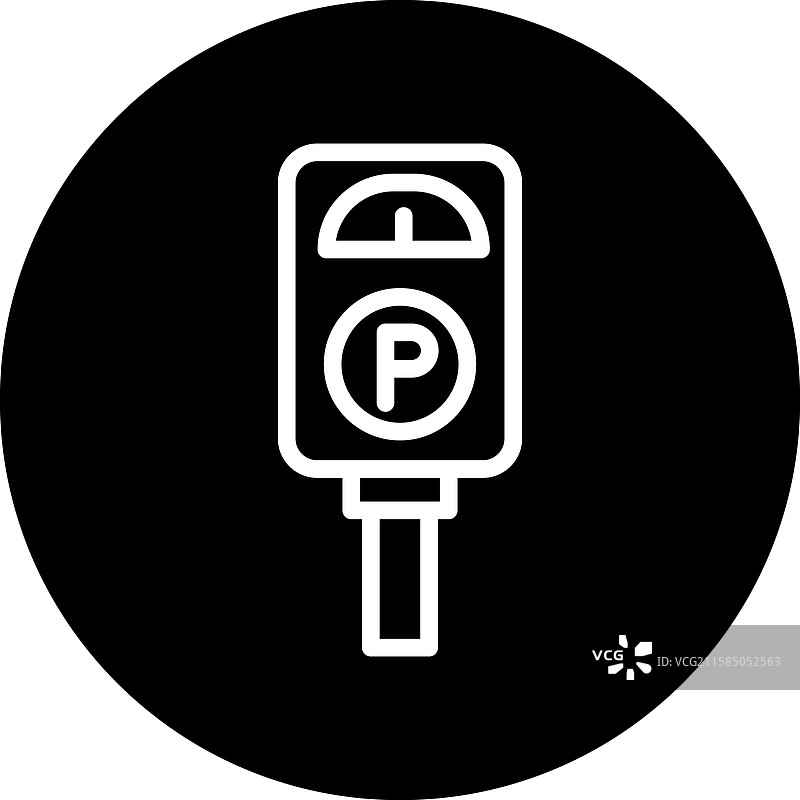 停车计时器图标设计图片素材