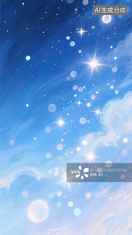 【AI数字艺术】梦幻 唯美 星光 粒子 闪烁 印象派 莫奈 光影图片素材