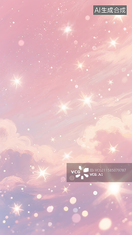 【AI数字艺术】梦幻 唯美 星光 粒子 闪烁 印象派 莫奈 光影图片素材