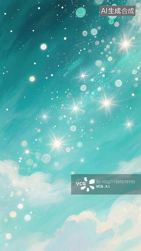 【AI数字艺术】梦幻 唯美 星光 粒子 闪烁 印象派 莫奈 光影图片素材