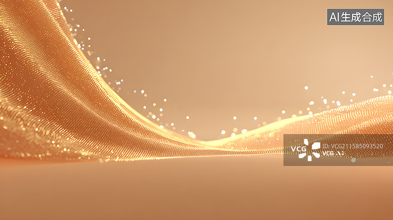 【AI数字艺术】梦幻金辉图片素材