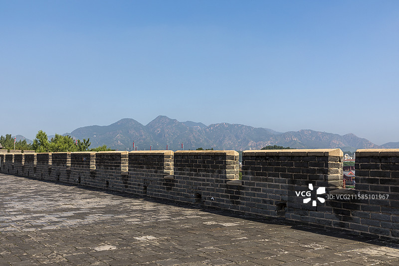 河北省秦皇岛市，山海关古城，天下第一关，城墙，明代长城，第一批全国重点文物保护单位图片素材
