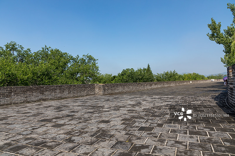 河北省秦皇岛市，山海关古城，天下第一关，城墙，明代长城，第一批全国重点文物保护单位图片素材