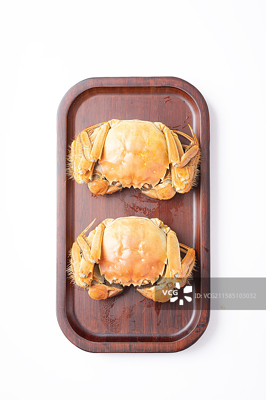 白底静物美食美味螃蟹大闸蟹图片素材