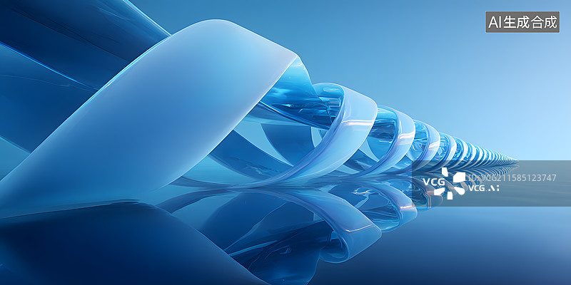 【AI数字艺术】数字光影舞台图片素材