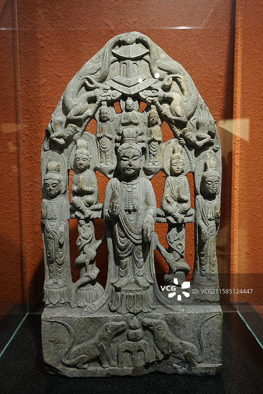 多佛立像 济南博物馆图片素材