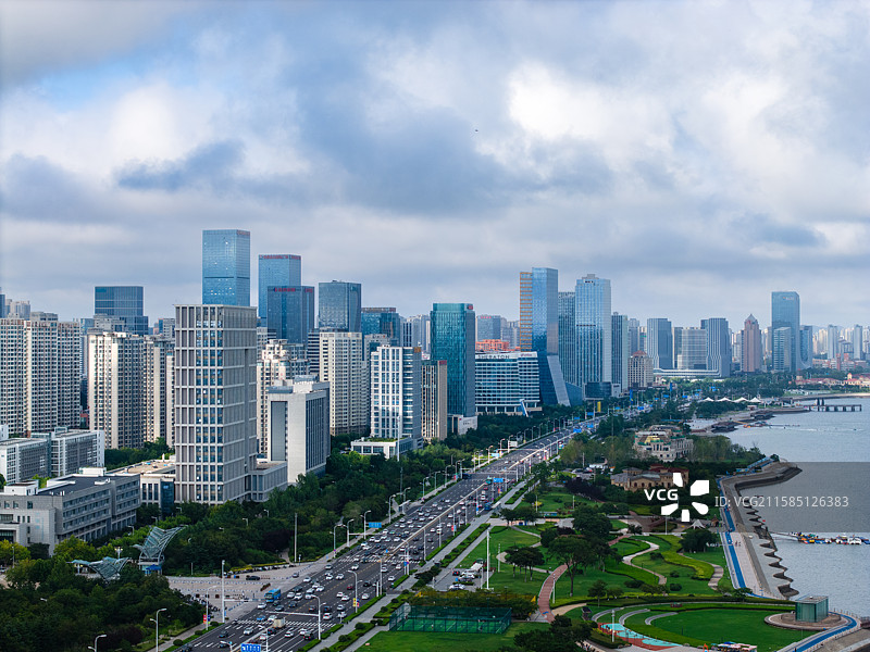 青岛西海岸唐岛湾商务区图片素材