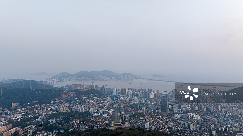 航拍浙江省舟山市嵊泗县嵊泗列岛本岛图片素材