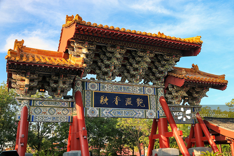 河南开封清明上河园景区 宋朝文化主题公园图片素材