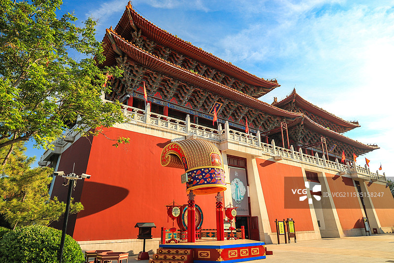 河南开封清明上河园景区 宋朝文化主题公园图片素材