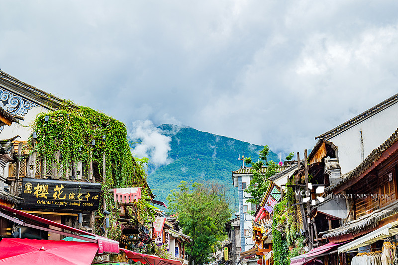 云南大理古城洋人街图片素材