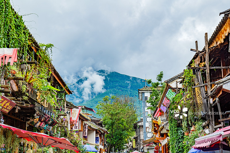 云南大理古城洋人街图片素材