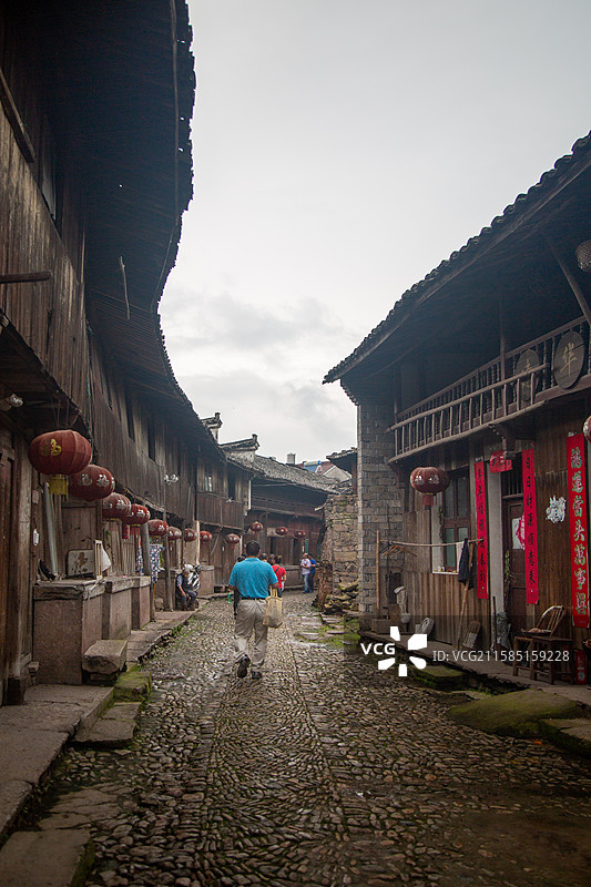 浙江仙居皤滩古镇图片素材