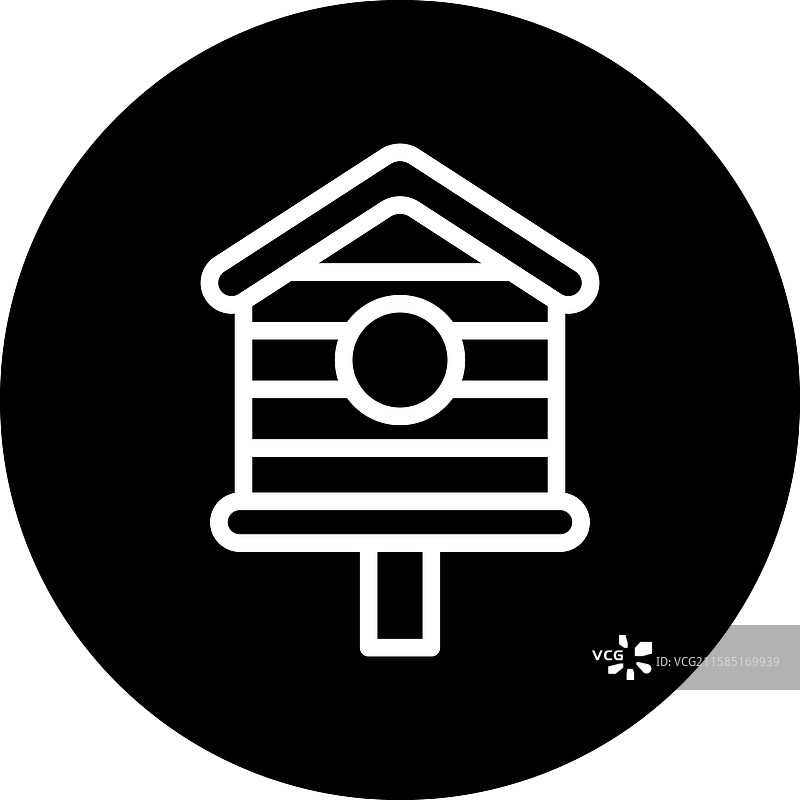 鸟屋图标设计图片素材