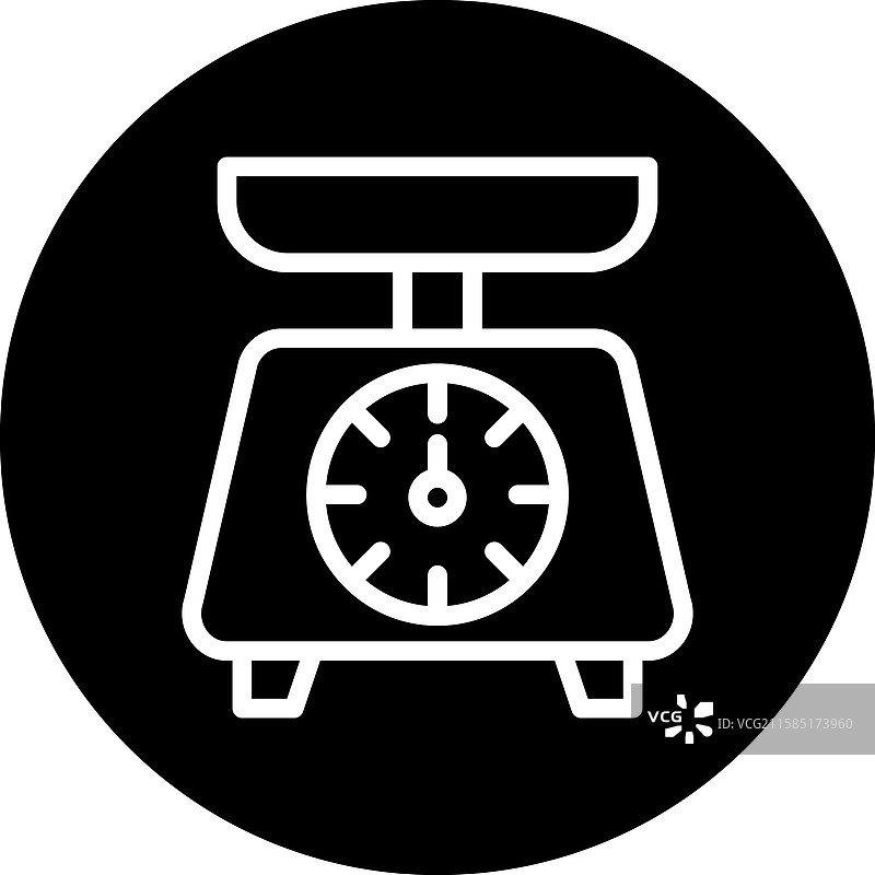 厨房秤图标设计图片素材