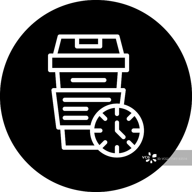 咖啡时间图标设计图片素材