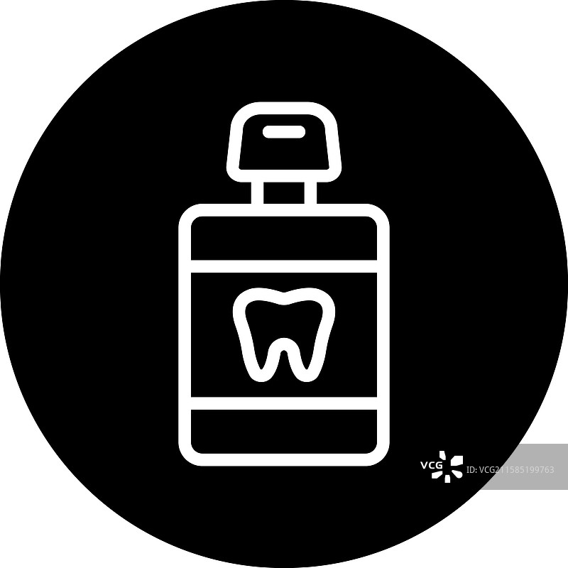 漱口水图标设计图片素材