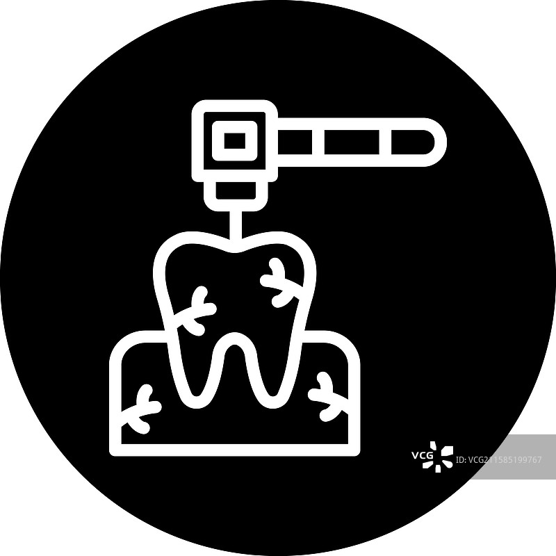 牙科钻头图标设计图片素材