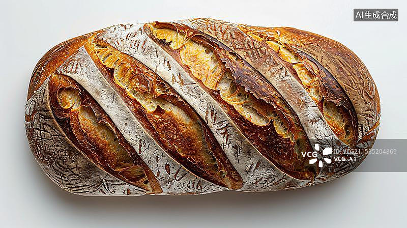 【AI数字艺术】诱人金黄的欧式面包 手工烘焙的艺术面包  金黄诱人的烤面包图片素材