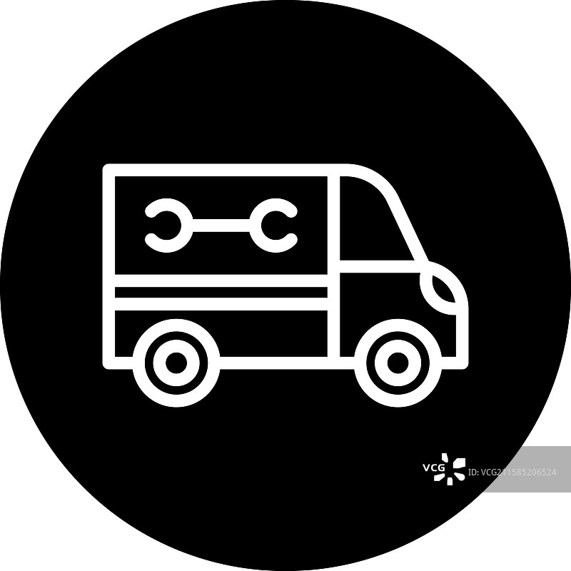 管道工卡车图标设计图片素材