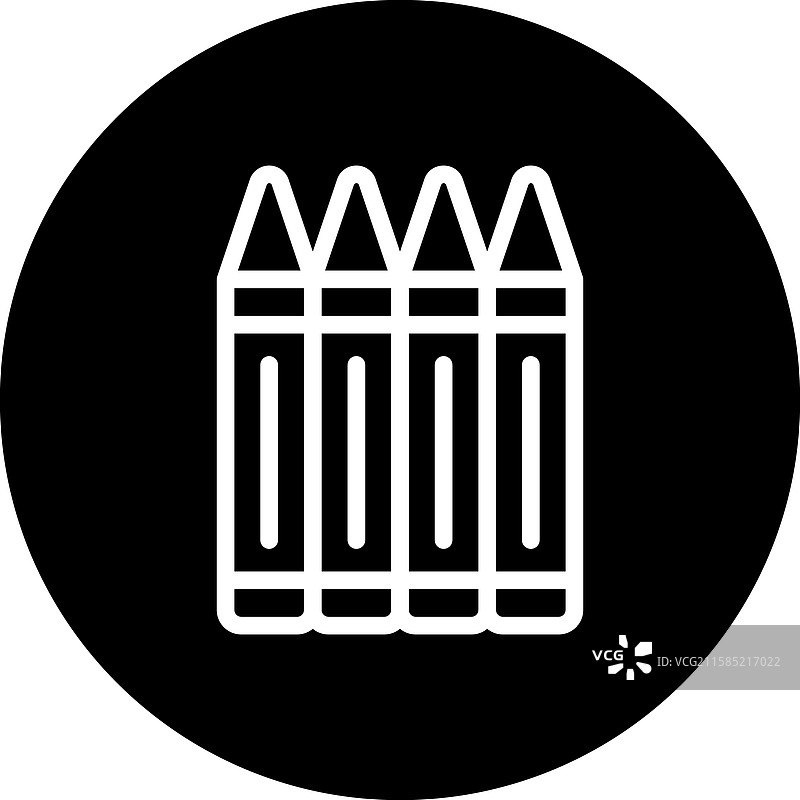 蜡笔图标设计图片素材