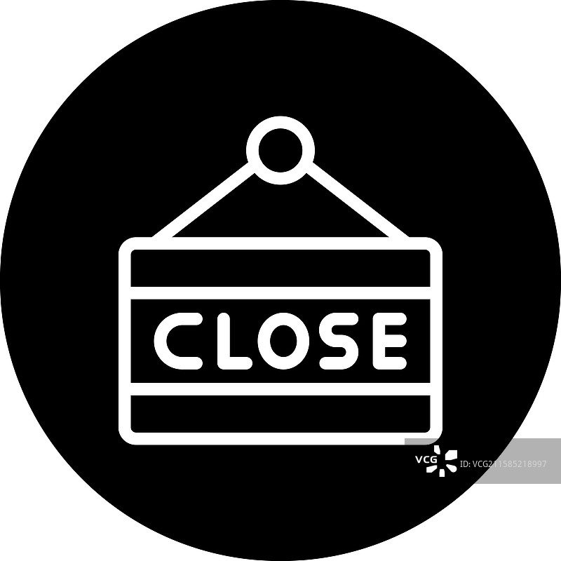 关闭标志图标设计图片素材