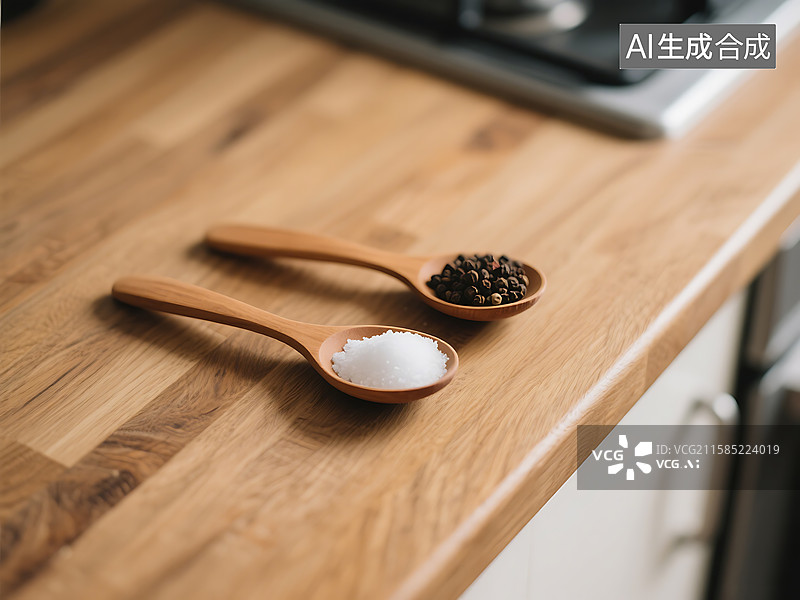 【AI数字艺术】椒盐 海盐 黑胡椒 颗粒图片素材