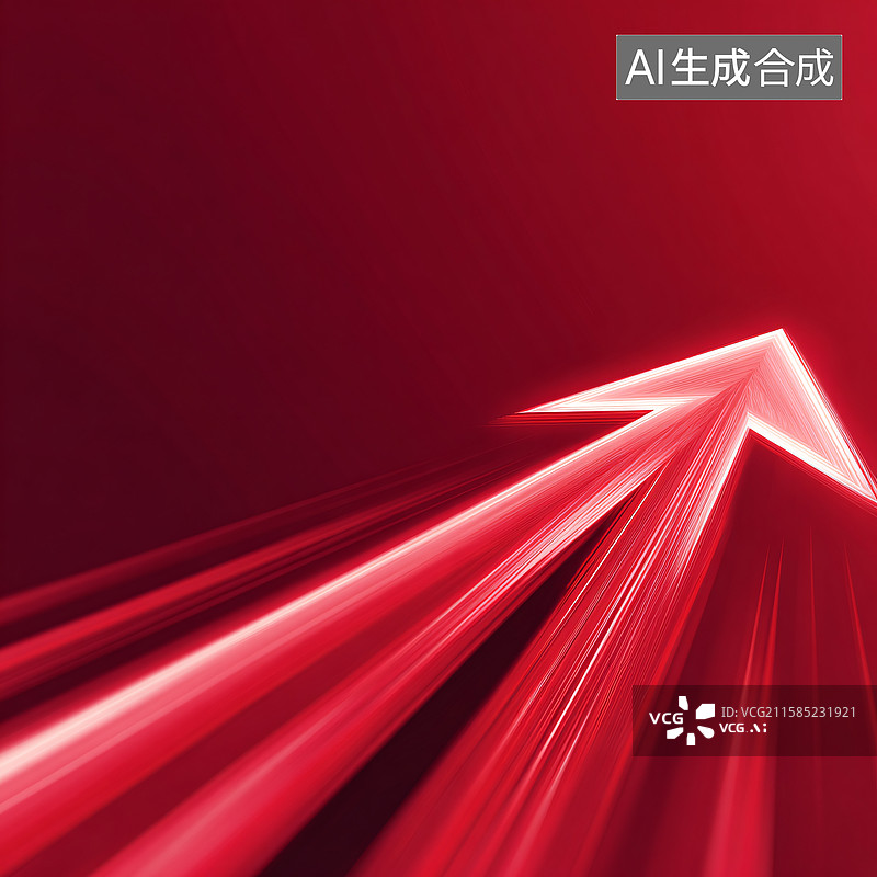 【AI数字艺术】抽象箭头指向未来图片素材