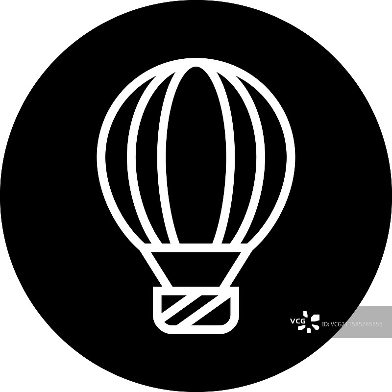 热气球图标设计图片素材
