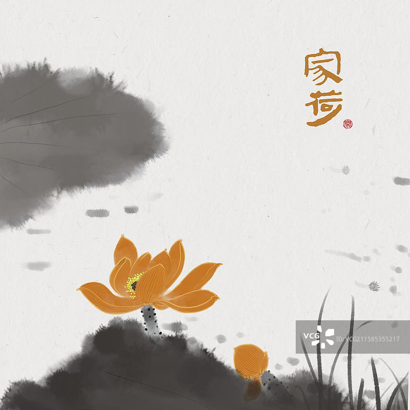 中式好寓意民俗插画图片素材