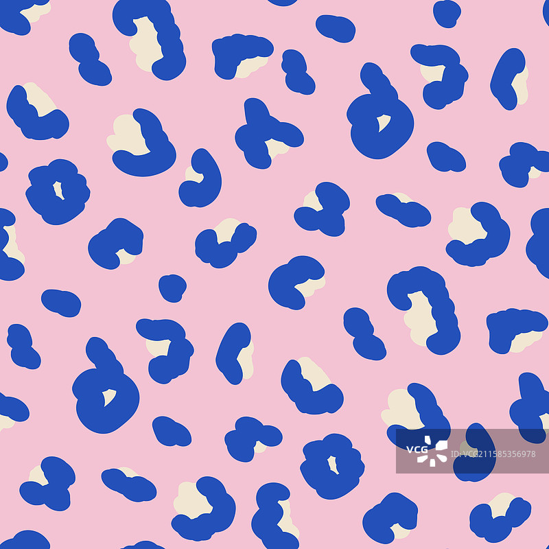 大胆色彩的抽象迷彩无缝图案图片素材