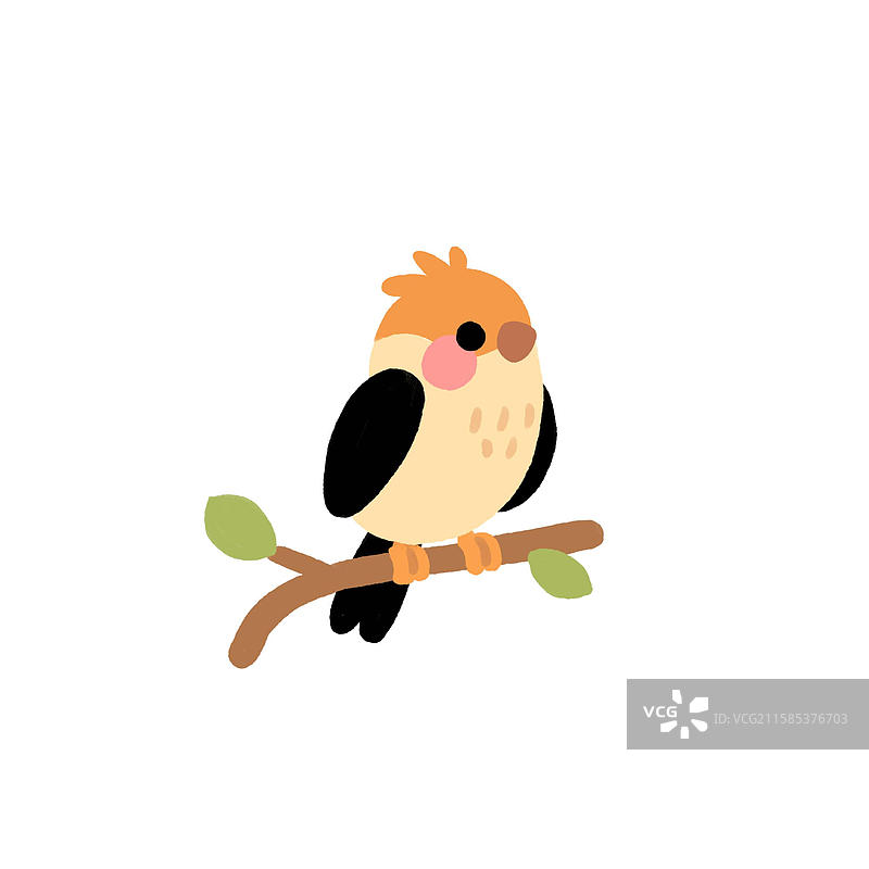 卡通创意可爱小鸟图片素材