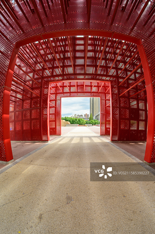 隋大兴唐长安城明德门遗址公园图片素材